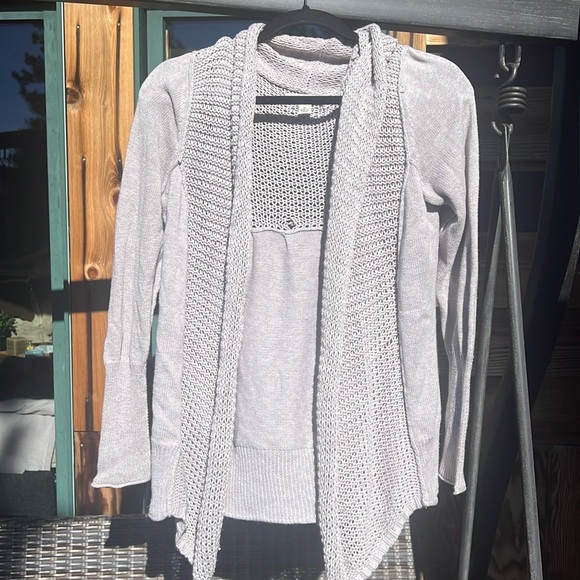 Banana Republic Sweaters - 100% Cotton Cardigan by Banana Republic, Medium in Lilac